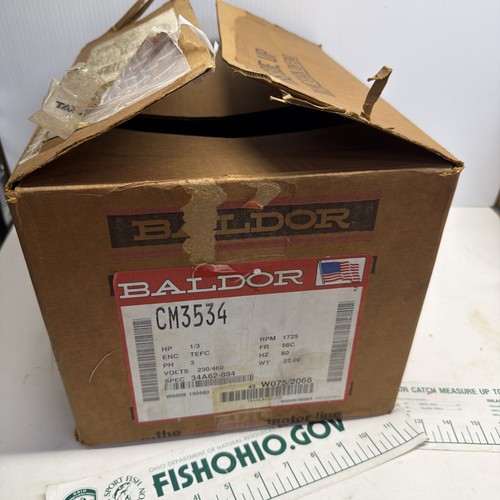 Baldor m3534 motor 3 hp - m3534,